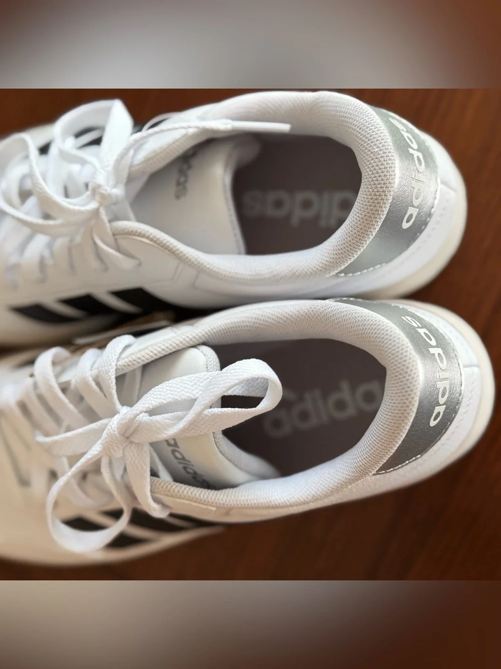 Adidas Breaknet 3.0 Sneakers White Black Men’s 9.5 NWT No Box JR3559 Women’s 11